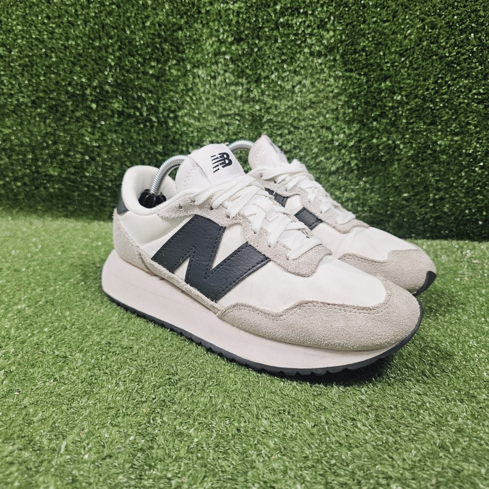 New Balance 237 White Black Athletic Comfort Sneakers Women's Size 7.5 B